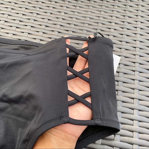 Shade & Shore Black Swim Bottom sz Large - Picture 7 of 9